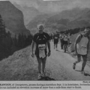 Marathon in the Swiss Alps